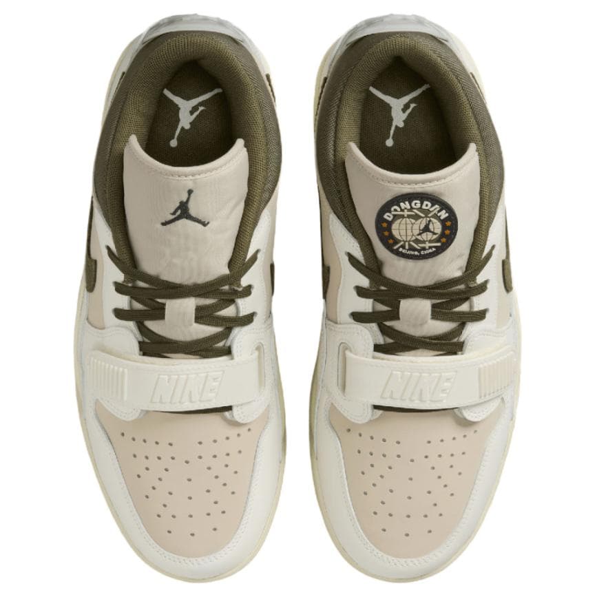 Ретро баскетбольные кроссовки Jordan Legacy 312 White Green - изображение 3
