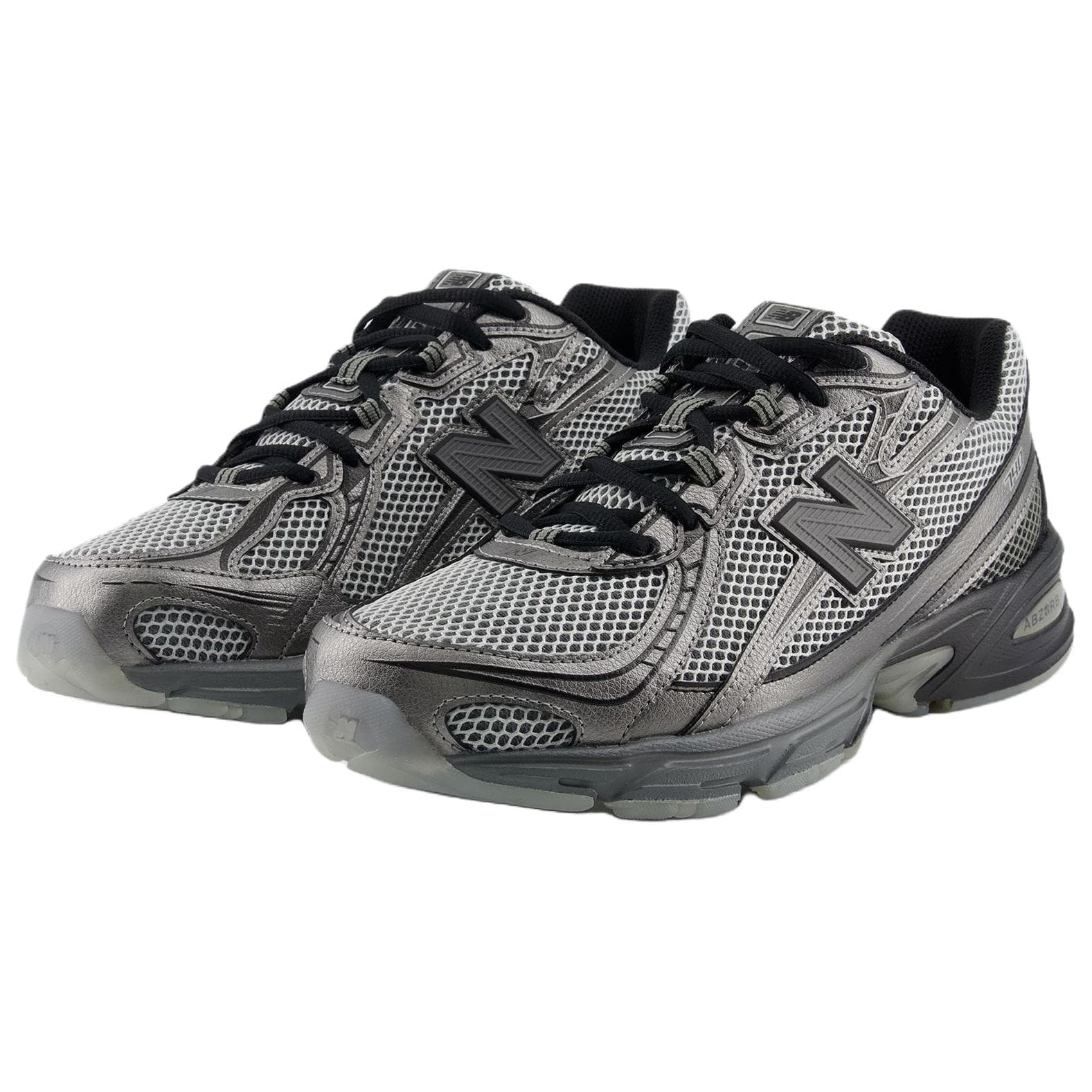 Кроссовки New Balance NB 740 Дышащие Низкие Кроссовки Унисекс Серебристо-Серые - изображение 3