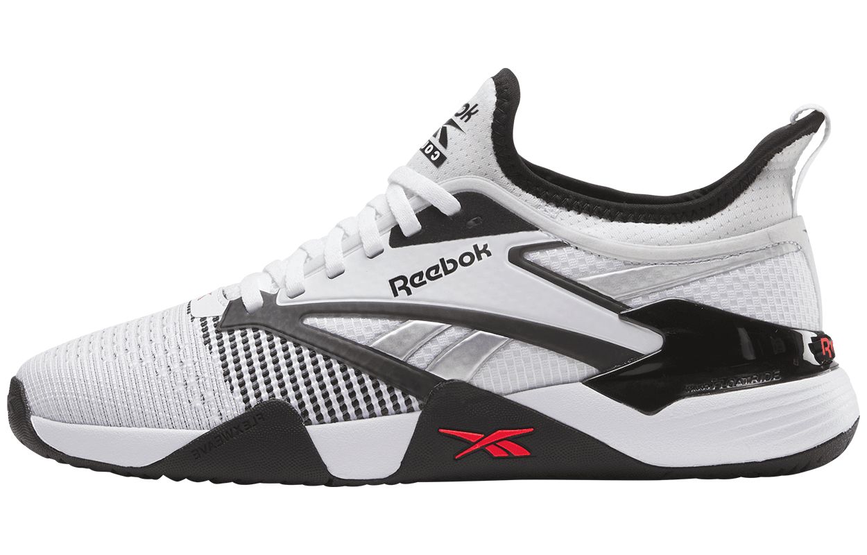 Кроссовки для спортзала Reebok Nano Court Low Низкие кроссовки для тренировок Унисекс Белый Черный - изображение 1