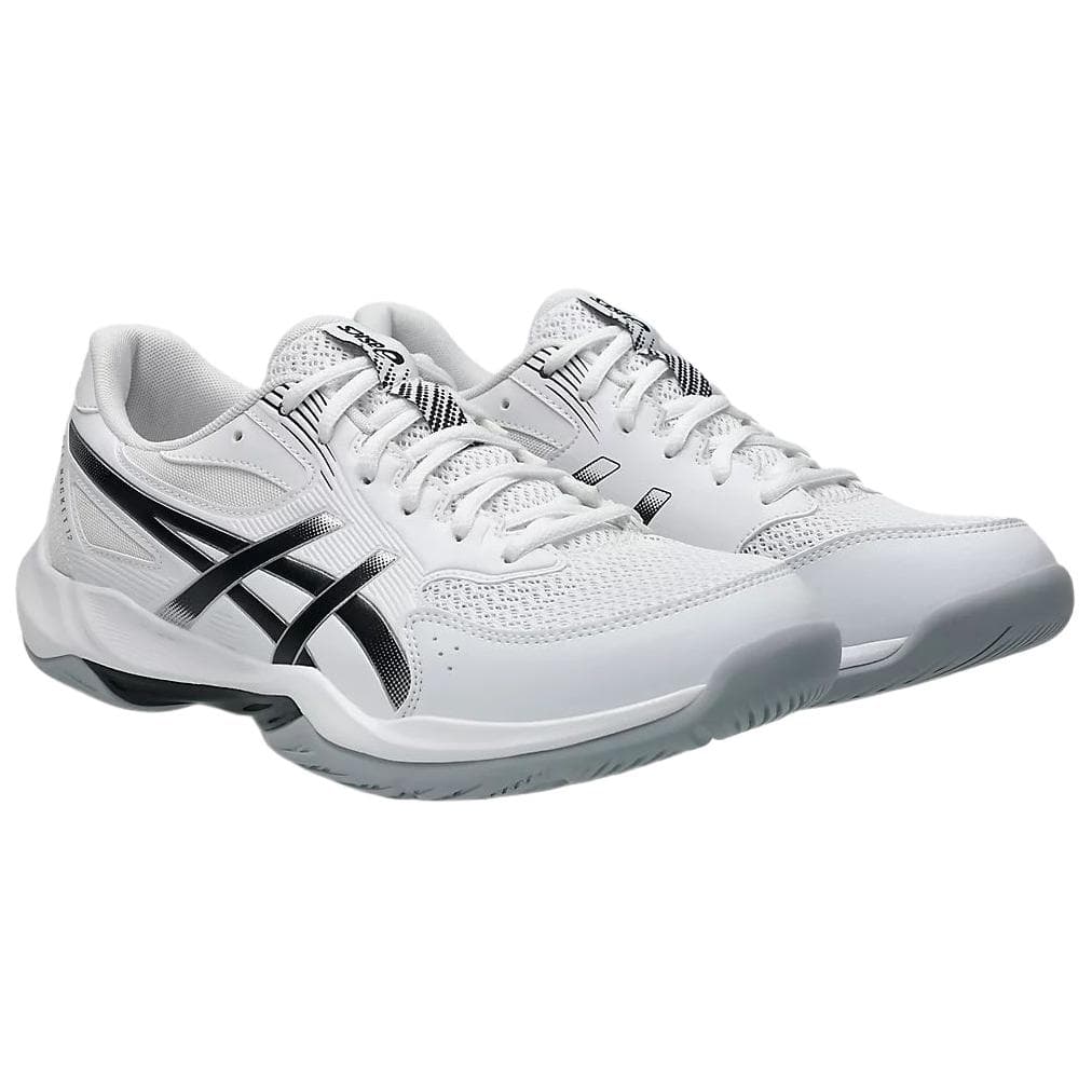 Кроссовки для спортзала asics Гель Ракета 12 Удобный And Легкий Low Топ Тренировочные кроссовки Мужской Белый черный - изображение 2