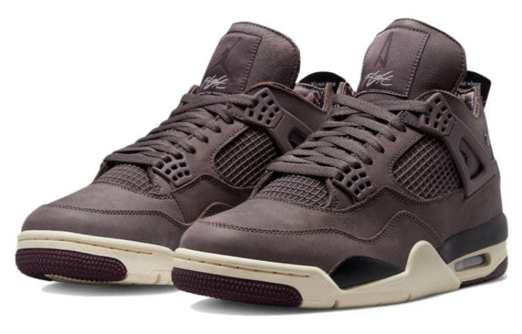 Ретро баскетбольные кроссовки A Ma Maniére x Air Jordan 4 Retro "Violet Ore" - изображение 3