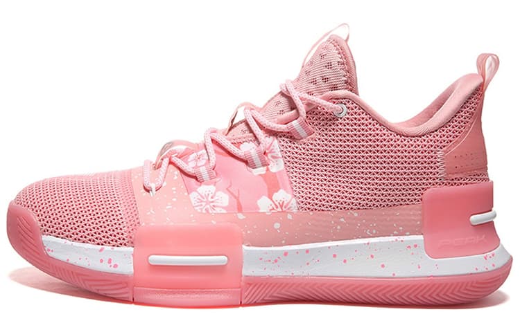 Кроссовки для баскетбола Peak Flash Valentine's Day Mid Basketball Shoes Pink - изображение 1