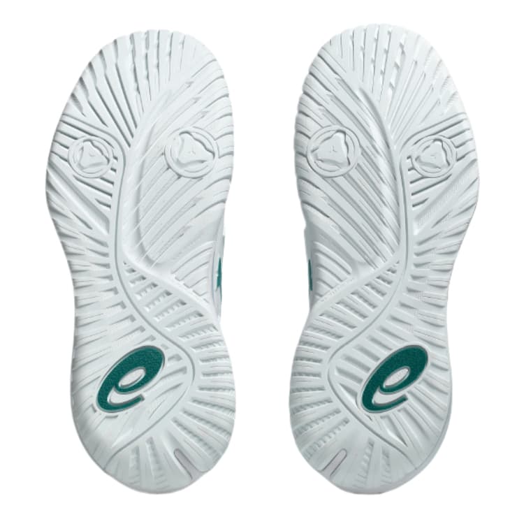 Кроссовки для тенниса asics GEL-RESOLUTION X Амортизация Лоу-топы Кроссовки для тенниса Women's White Зелёный - изображение 6