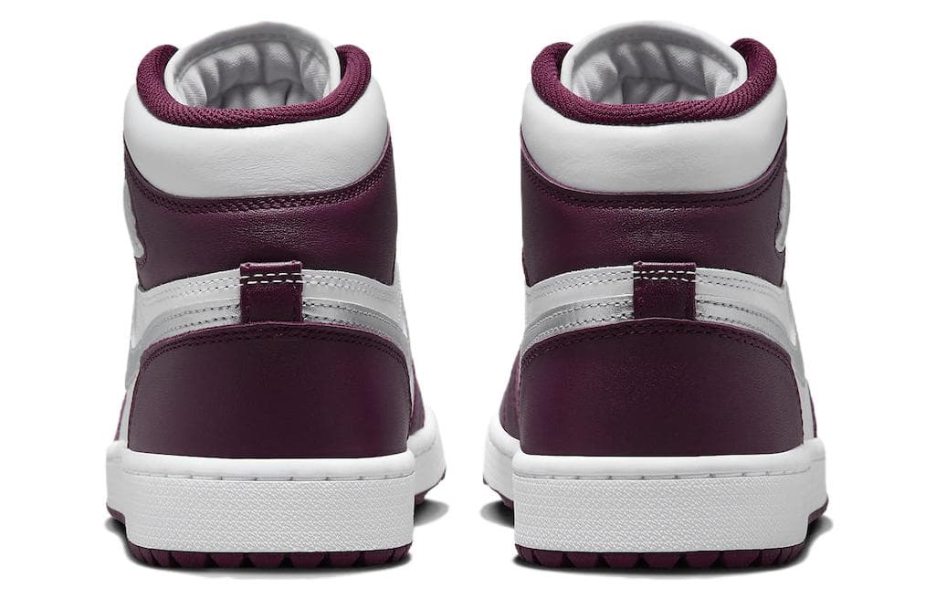 Ретро баскетбольные кроссовки Jordan Air Jordan 1 High Golf "Bordeaux" - изображение 5