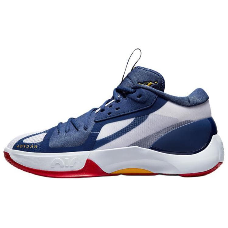 Кроссовки для баскетбола Jordan Zoom Separate Амортизация Противоскользящие MID Баскетбольные кроссовки Мужские Синие - изображение 1