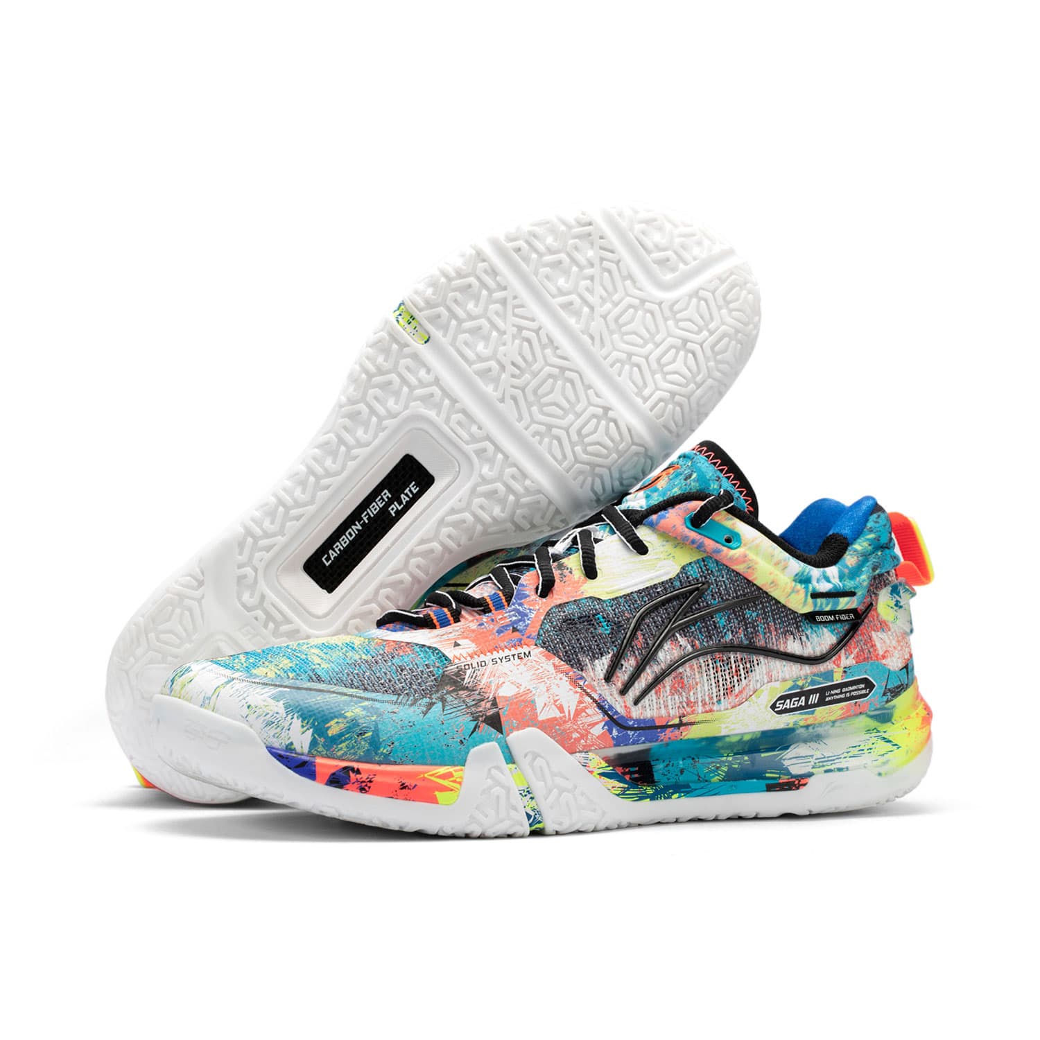 Кроссовки для бадминтона Li NING Saga ⅢPRO противоскользящие устойчивые к истиранию дышащие с низкой поддержкой кроссовки для бадминтона унисекс - изображение 5