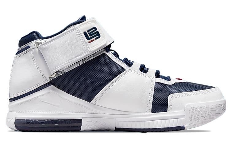 Кроссовки для баскетбола Nike Lebron 2 Zoom "Midnight Navy" - изображение 2