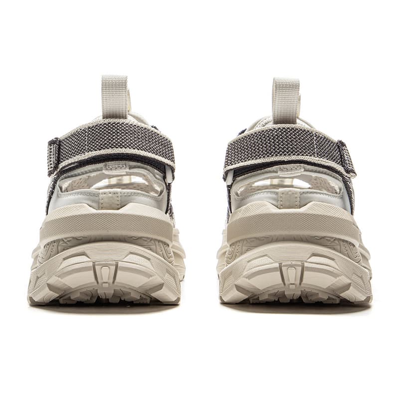 Кроссовки Li NING Outdoor Counterflow Xunchuan Ткань Дышащая Устойчивая к истиранию Низкий Топ Походная обувь Унисекс Экрю - изображение 6