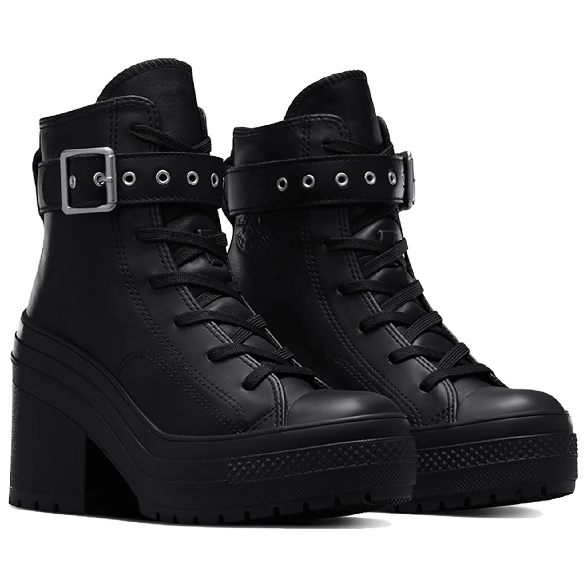 Туфли Converse Chuck 70 Грубый каблук Высокие каблуки Женские Черный - изображение 3