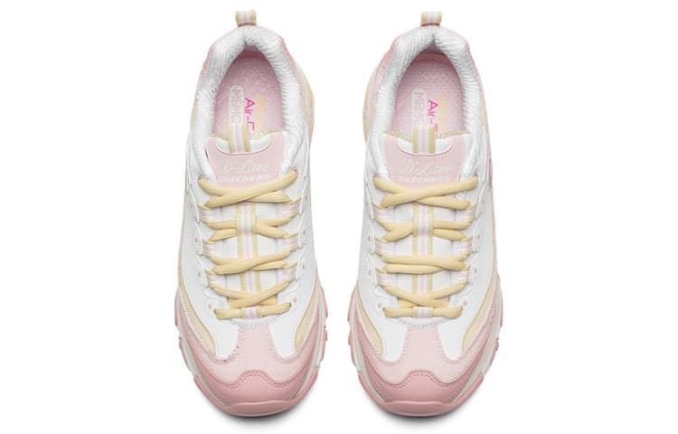 Кроссовки Skechers D'LITES 1.0 White Pink - изображение 4