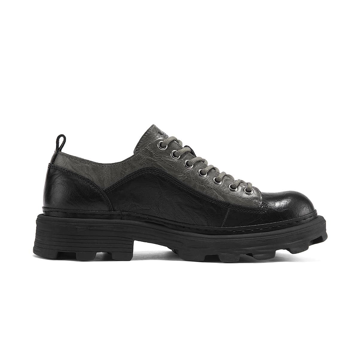 Jeep Leisure Collection Спилок коровья кожа Мужские повседневные туфли Мужской Черный кофе - изображение 2