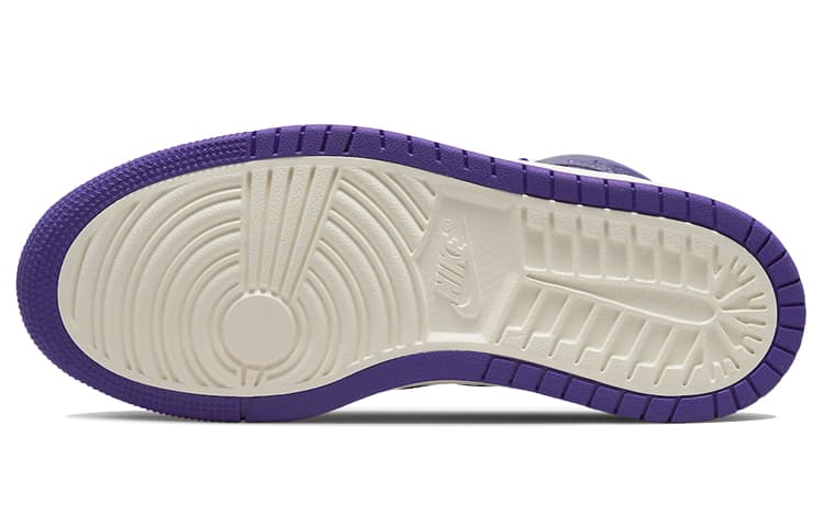 Ретро баскетбольные кроссовки Jordan Air Jordan 1 High Zoom Air CMFT "Purple Patent" - изображение 6