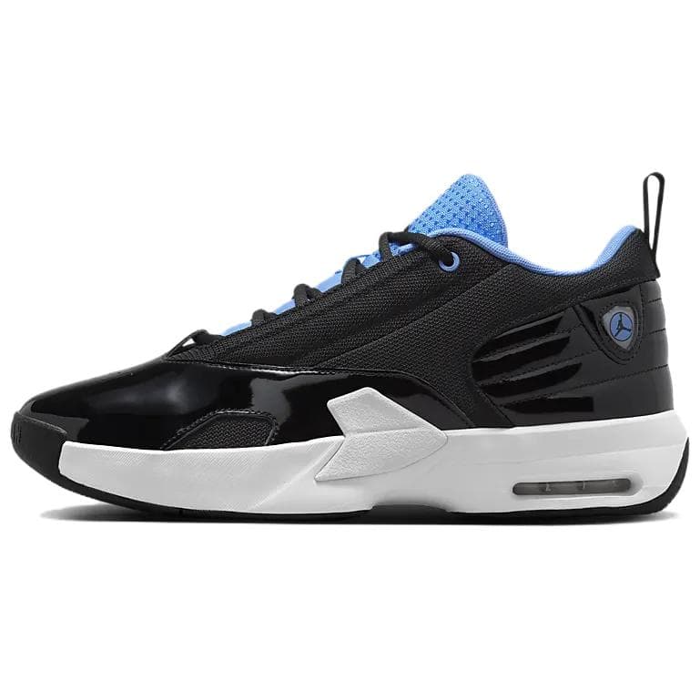 Кроссовки для баскетбола Jordan Max AURA 6 Амортизация Противоскользящие Низкие Баскетбольные Кроссовки Мужские Черные Синие - изображение 1