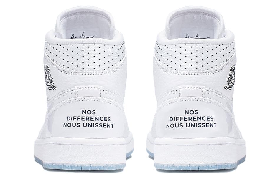 Ретро баскетбольные кроссовки Jordan Air Jordan 1 Mid Nos Differences Nous Unissent — фото 4