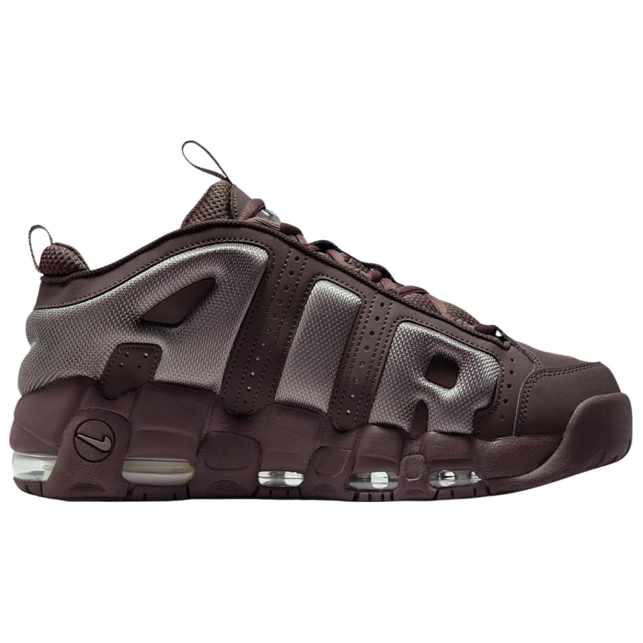 Кроссовки для баскетбола Nike Air More Uptempo Устойчивые к истиранию противоскользящие баскетбольные кроссовки с верхом MID Мужские Коричневые - изображение 2