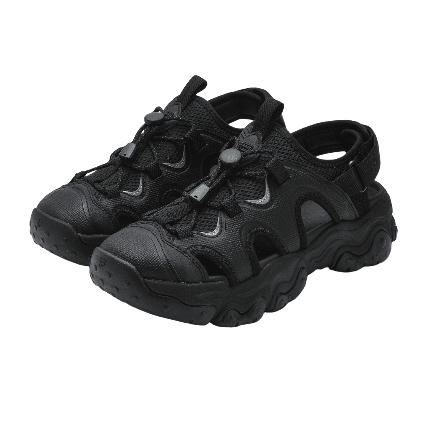 Сандалии с ремешком FILA FLUID 5 SANDAL Пляжные сандалии Женские Черные - изображение 2