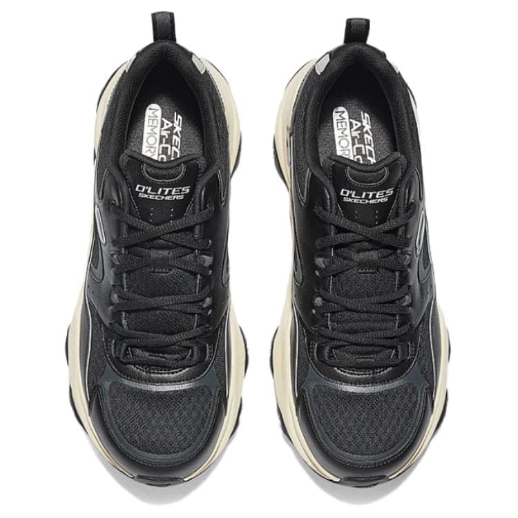 Кроссовки Skechers D'LITES 5,0 Устойчивые к истиранию Амортизация Поддержка Увеличение Высоты Легкий Низкий Топ Тяжелые Кроссовки - изображение 4