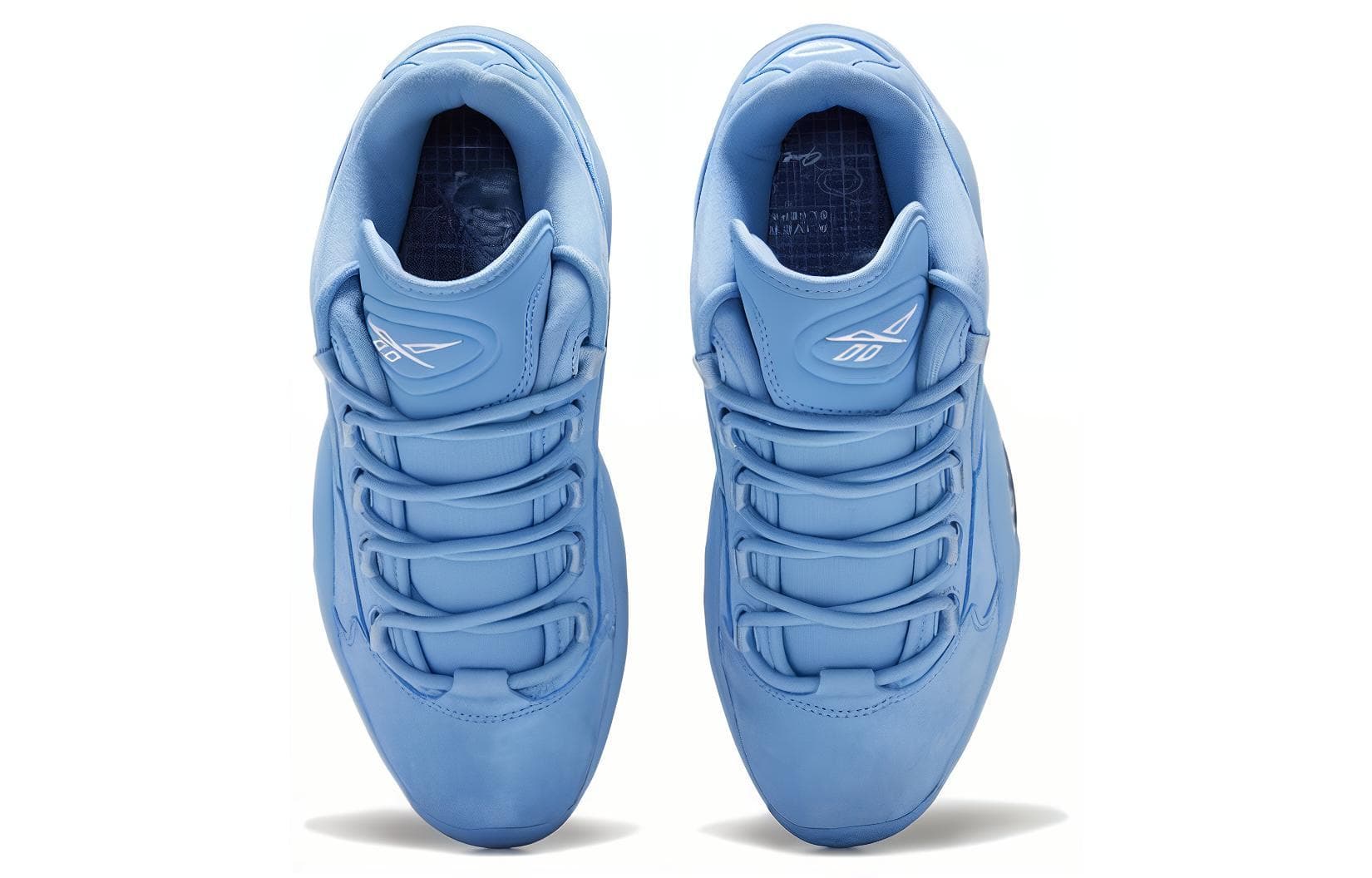Ретро баскетбольные кроссовки Reebok Question Low Blue - изображение 5