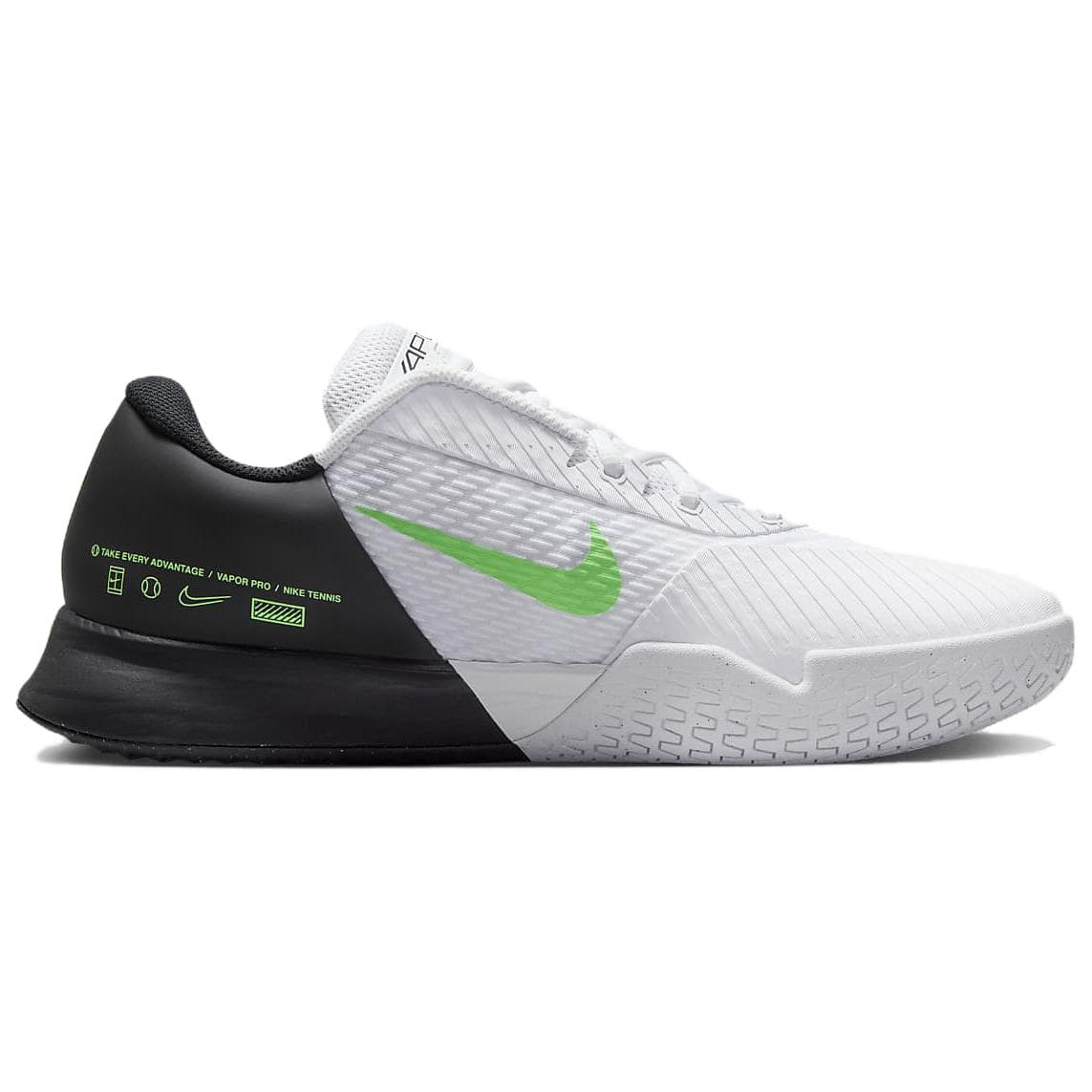 Кроссовки для тенниса Nike Air Zoom Vapor Pro 2 HC White Green - изображение 2