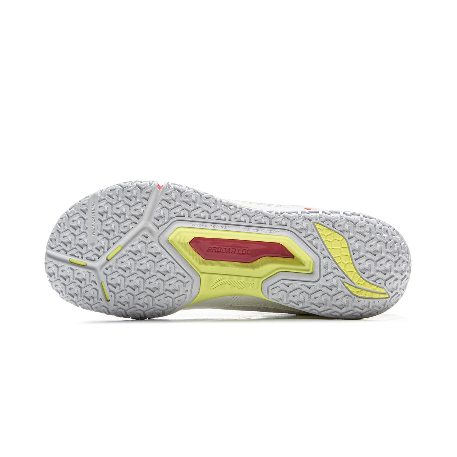Кроссовки для бадминтона Li NING Амортизация Противоскользящие Износостойкие Низкие Кроссовки для Бадминтона Унисекс Серый Красный - изображение 7