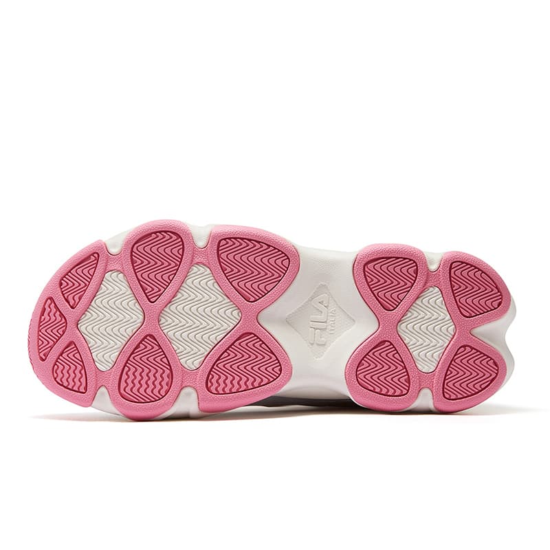 Кроссовки для баскетбола FILA FUSION WATERBEAR Bear Paw Shoes Низкие Баскетбольные Кроссовки Женские С ароматом Белоснежная Луна Каменно-серый - изображение 7