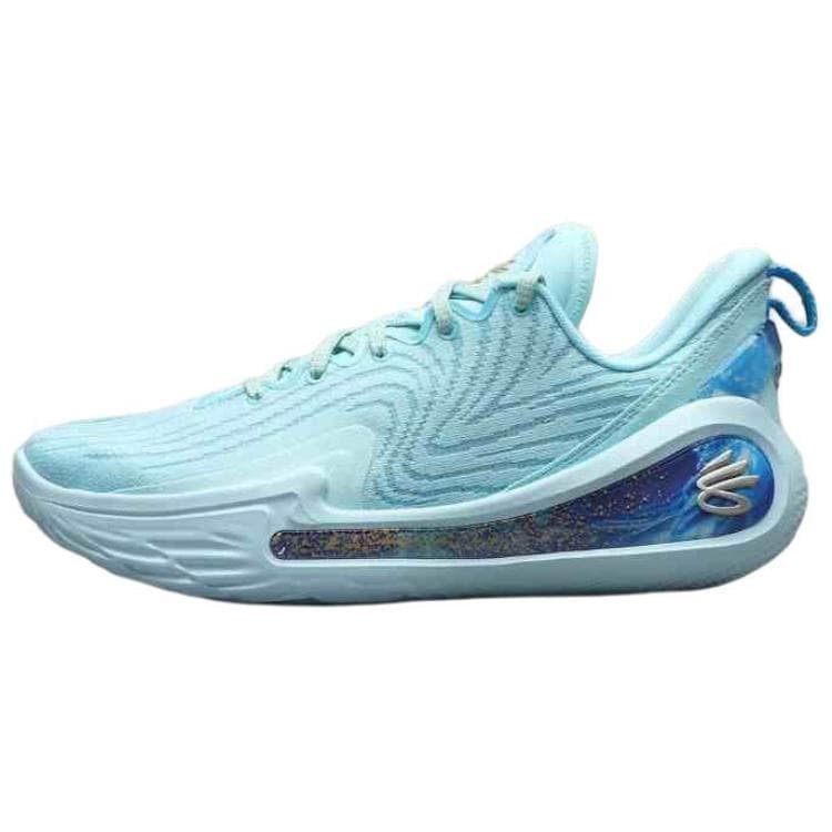 Кроссовки для баскетбола Under Armour Curry 12 Комфортные Низкие Баскетбольные Кроссовки Мужские Синие - изображение 1