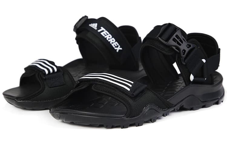 Сандалии с ремешком adidas Sandals Black White - изображение 2