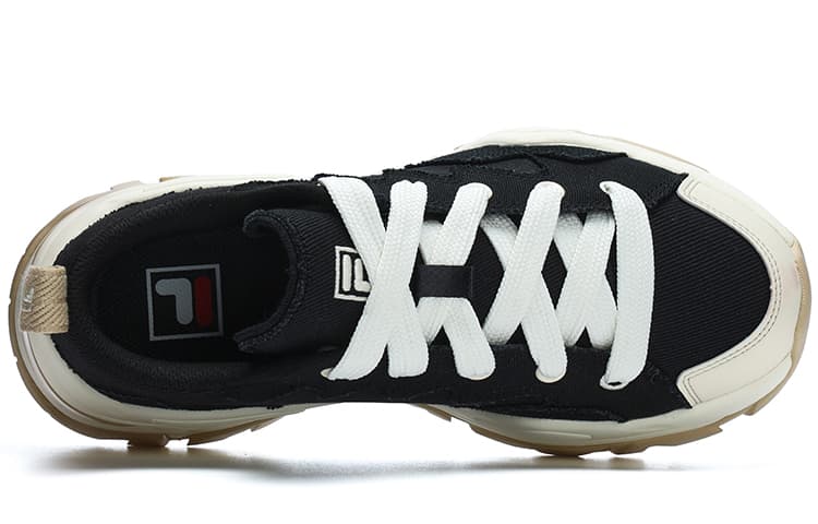 Кеды FILA Fishbone Platform Low Canvas Black White - изображение 3