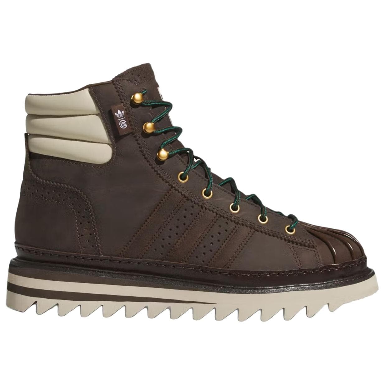 Сапоги CLOT X Adidas Originals Pro Model Ботильоны Унисекс Темно-коричневый - изображение 2
