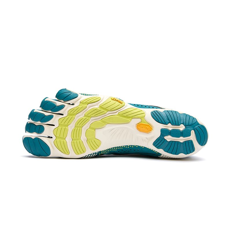 Кроссовки для спортзала Vibram V Run Износостойкие Дышащие Легкие Кроссовки для тренировок Женские Темно-Слоновая Кость Синий - изображение 3