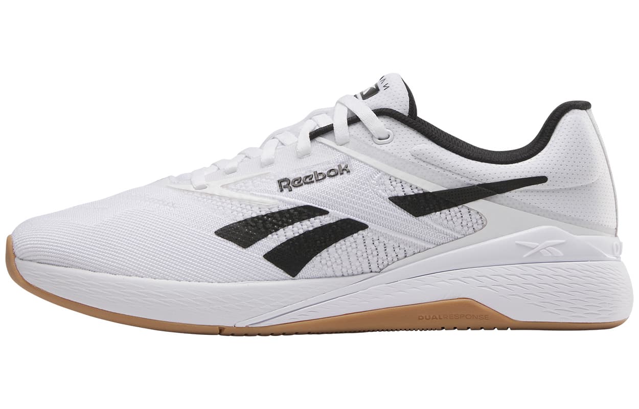 Кроссовки для спортзала Reebok Nano X5 Low Тренировочные кроссовки унисекс белые и черные - изображение 1