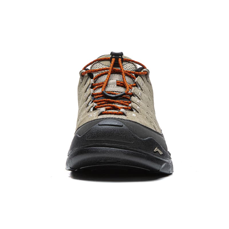 Кроссовки Li NING Outdoor Counterflow Linyun SE Дышащая Низкопрофильная Походная Обувь Унисекс Скальная Серый Ночной Черный - изображение 6