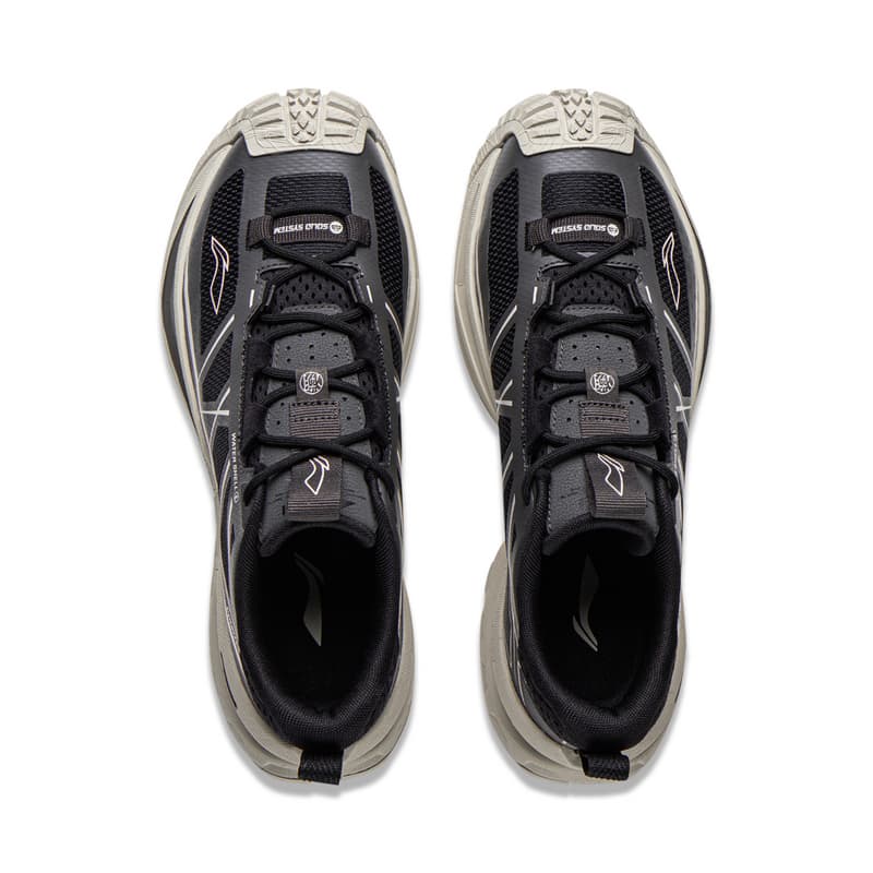 Кроссовки Li-Ning LINING Cloud На открытом воздухе CF SE TPU Универсальный минималистичный амортизация поддержка баланс Лоу-топы Походная обувь Унисекс Черный Обсидиановый серый - изображение 5