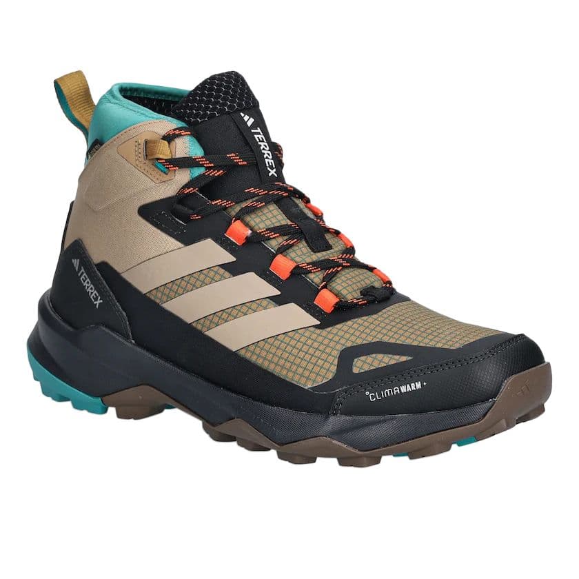 Кроссовки adidas Terrex SKYCHASER AX5 Водонепроницаемая и Дышащая Поддержка Сцепление MID Топ Походная Обувь Унисекс Коричневый - изображение 2