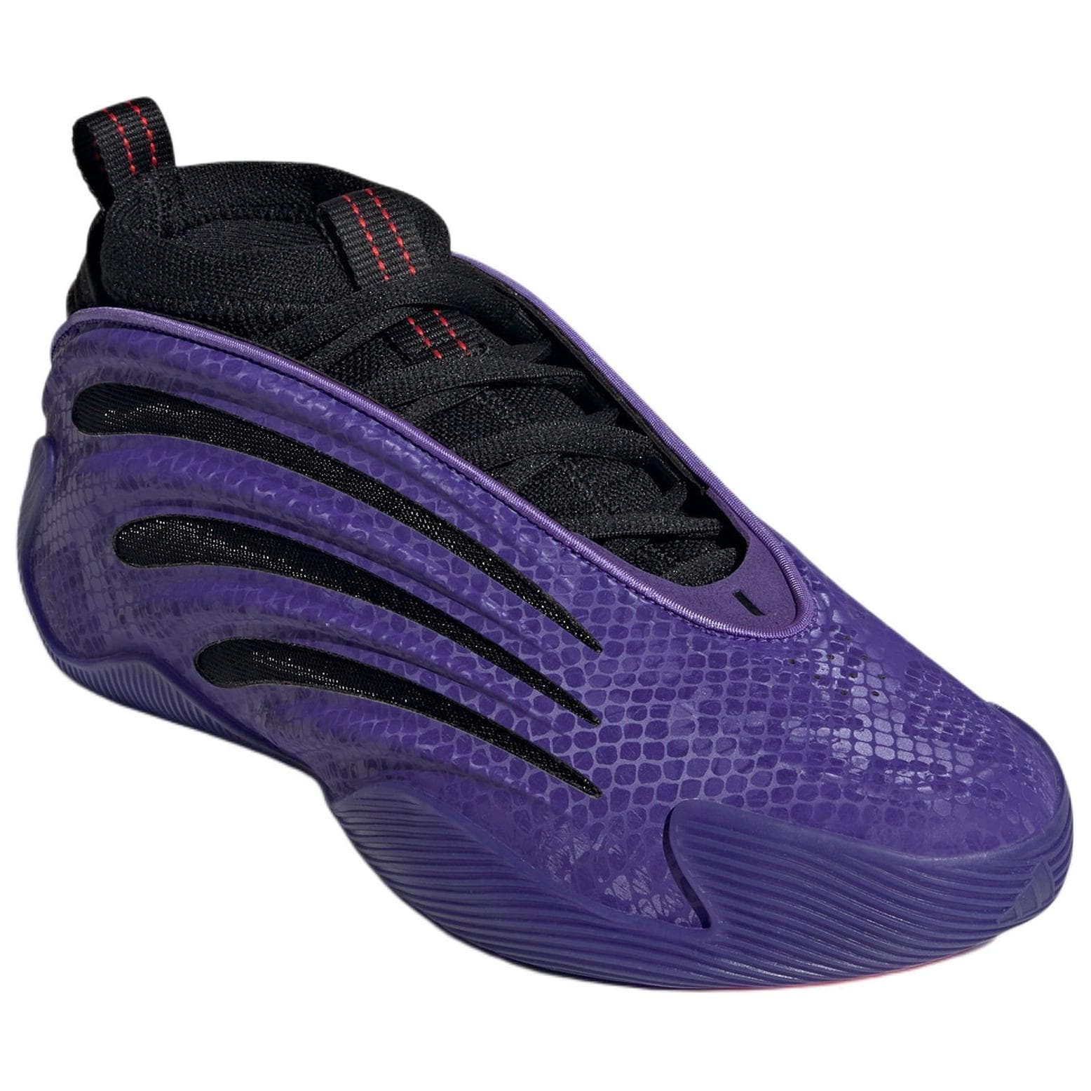 Кроссовки для баскетбола Adidas Harden Vol.9 MID Баскетбольные кроссовки Унисекс Фиолетовый Черный - изображение 3