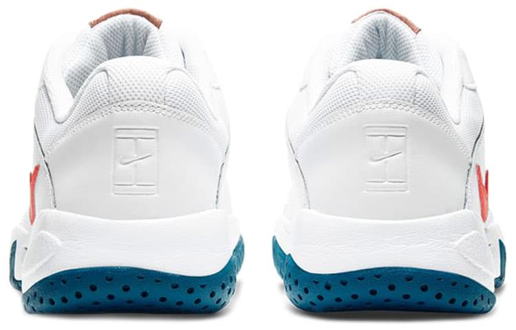 Кроссовки для тенниса Nike Court Lite 2 White Orange Blue - изображение 5