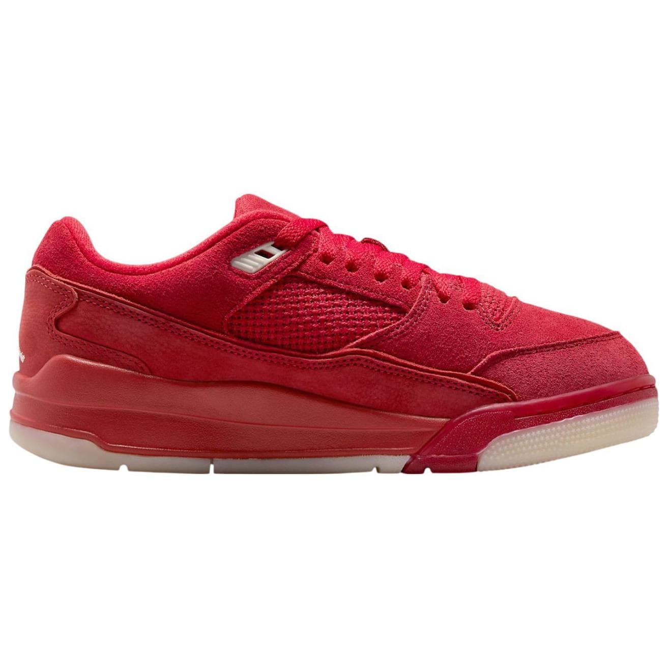 Кроссовки Jordan Flight Slip Resistant Abrasion Resistant Low Top Винтажные Баскетбольные Кроссовки Женские Красные - изображение 2