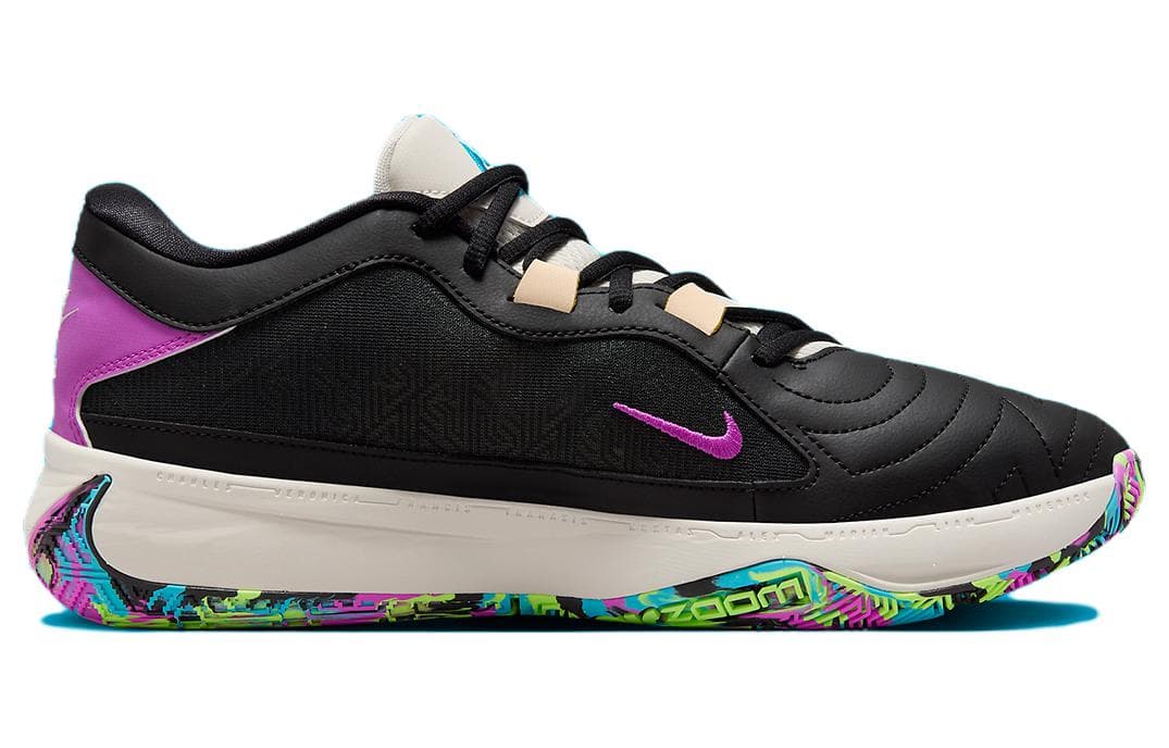 Кроссовки для баскетбола Nike Freak 5 Black Green - изображение 2