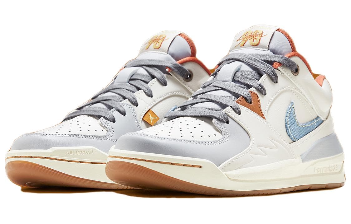 Кроссовки для баскетбола Jordan Stadium 90 White Blue - изображение 3