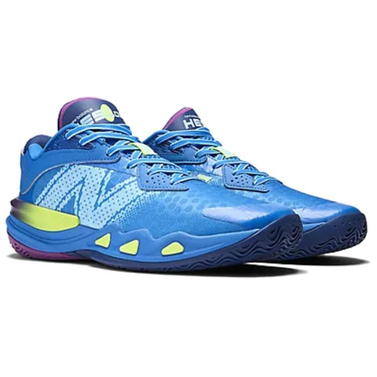 Кроссовки для баскетбола New Balance Hesi Low V2 Устойчивые к истиранию Низкие Кроссовки для тренировок Унисекс Синие - изображение 3
