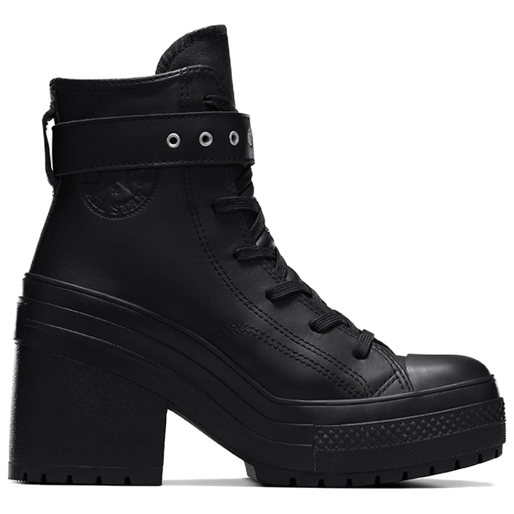 Туфли Converse Chuck 70 Грубый каблук Высокие каблуки Женские Черный - изображение 2