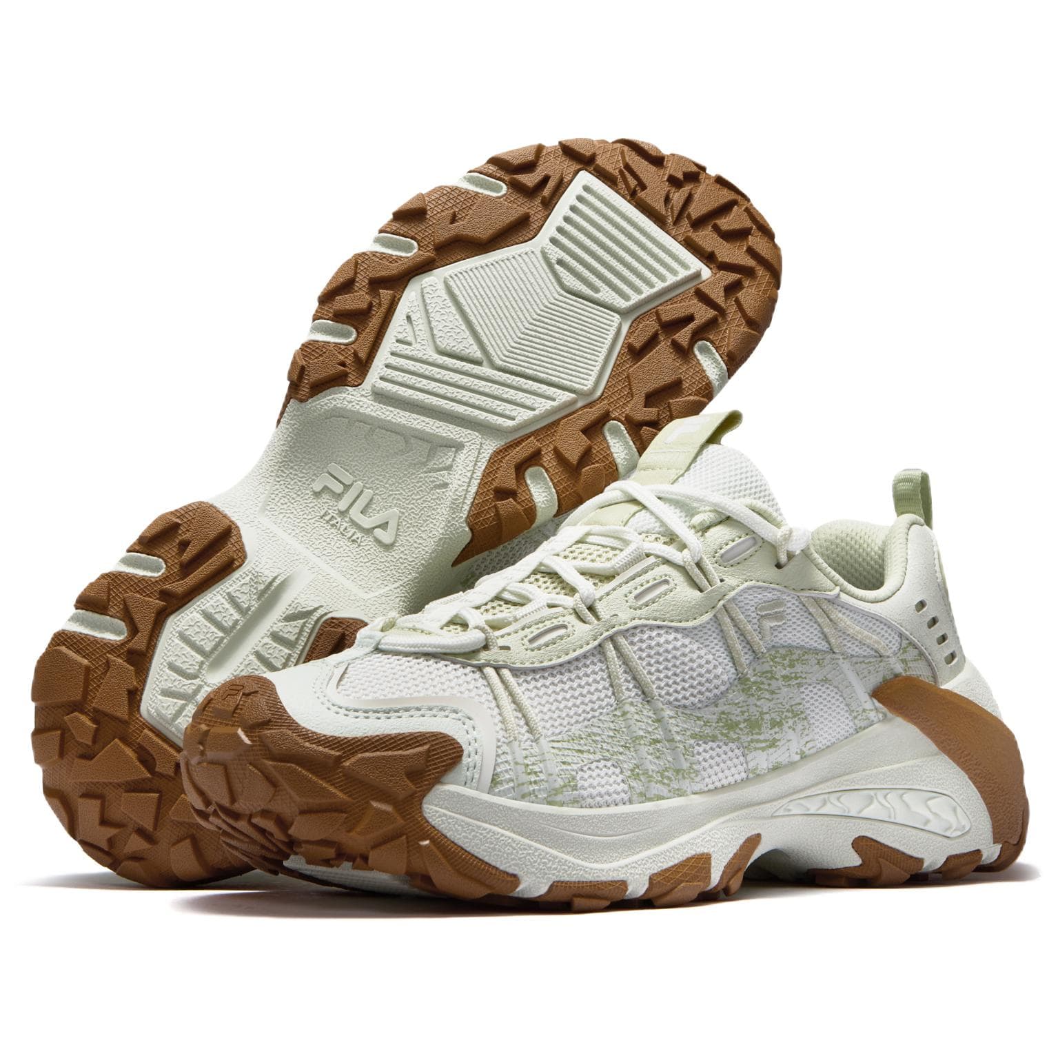 Кроссовки FILA FUSION EXOCET II Mountains Shoe 2 визуально увеличивает рост Низкий Топ Толстая Подошва Женские Кроссовки - изображение 4