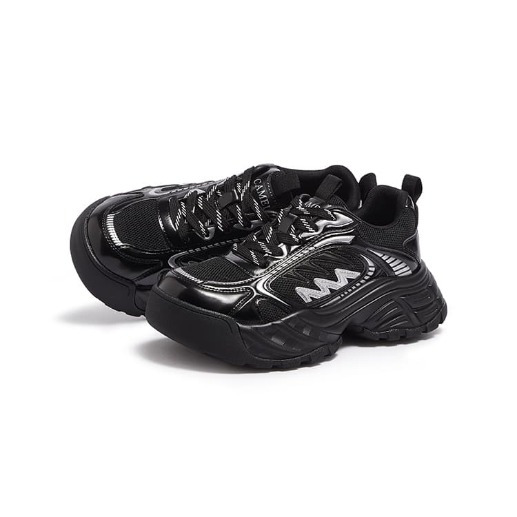 Кроссовки CAMEL Thick-soled sneakers with 5 cm platform, womens, low-top, anti-slip and wear-resistant, simple and versatile trendy casual - изображение 3