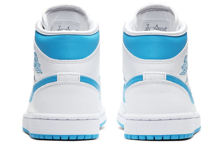 Ретро баскетбольные кроссовки Jordan Air Jordan 1 Mid "University Blue" - изображение 4