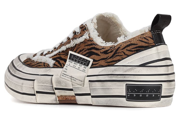 Кеды xVESSEL g.o.p. lows "Tiger Print" - изображение 3