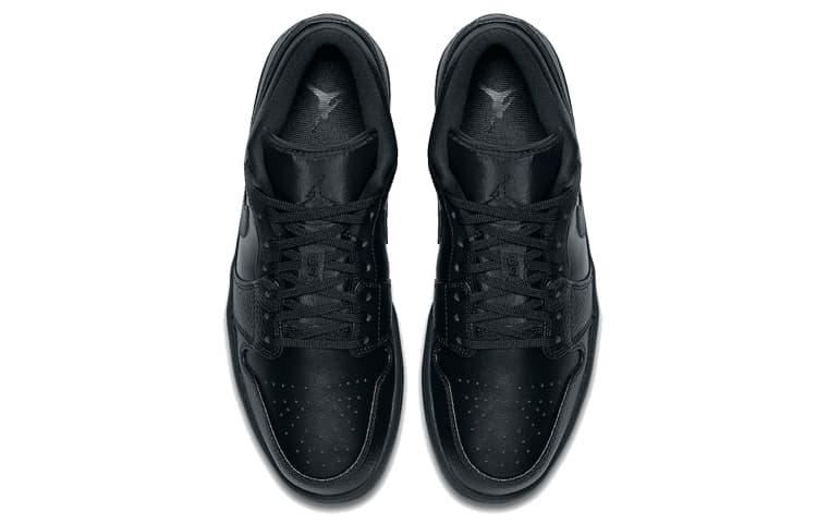 Ретро баскетбольные кроссовки Jordan Air Jordan 1 Low "Triple Black" — фото 4