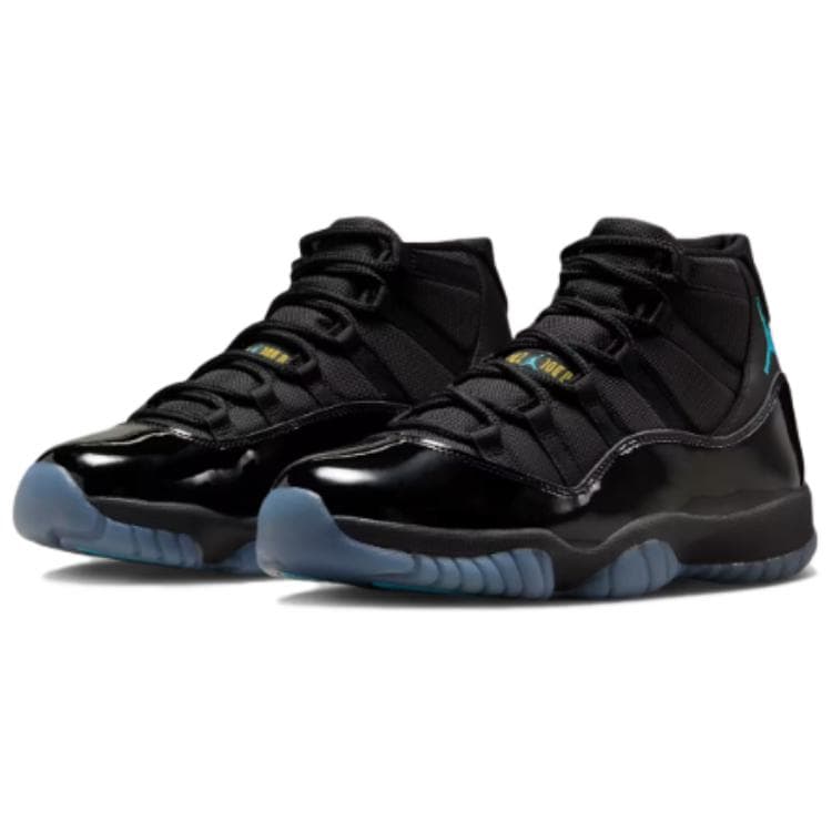 Ретро баскетбольные кроссовки Jordan Air Jordan 11 High Топ Винтажные Баскетбольные Кроссовки Унисекс Черный Синий 2025 Ретро - изображение 3