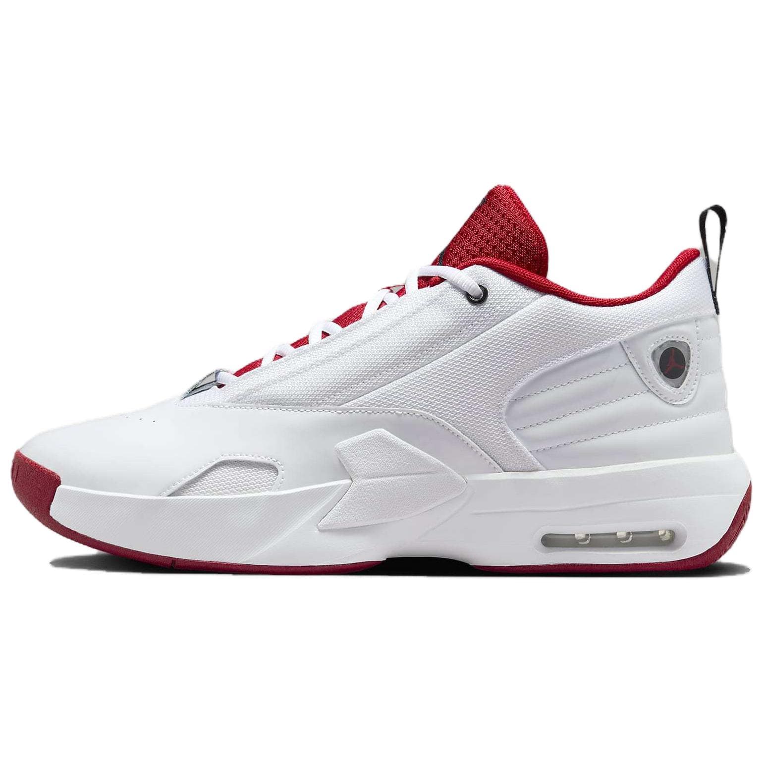 Кроссовки для баскетбола Jordan Max AURA 6 Противоскользящие Износостойкие Низкие Баскетбольные Кроссовки Мужские Белый Красный - изображение 1