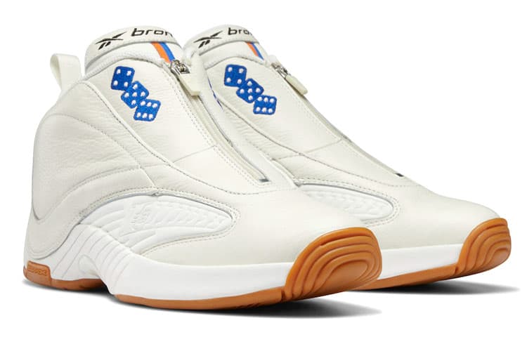 Ретро баскетбольные кроссовки Bronze 56K x Reebok Answer Retro Low Cream - изображение 3