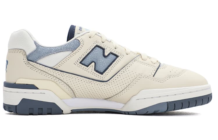 Ретро баскетбольные кроссовки New Balance 550 White Blue - изображение 2